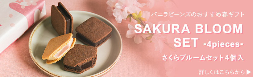 さくらブルームセット 4個入 VANILLABEANS バニラビーンズ 横浜 チョコレート